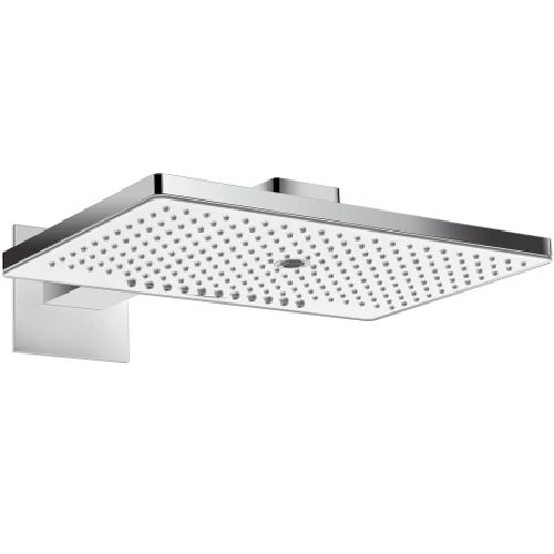 Hansgrohe-HG-Kopfbrause-Rainmaker-Select-460-3jet-weiss-chrom-mit-Brausearm-450mm-24007400 gallery number 1